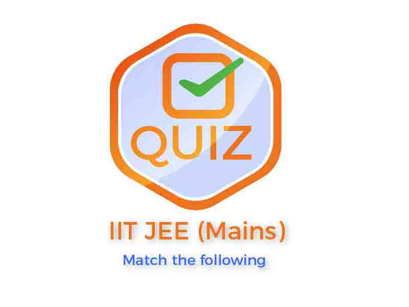 Quiz, match the following type